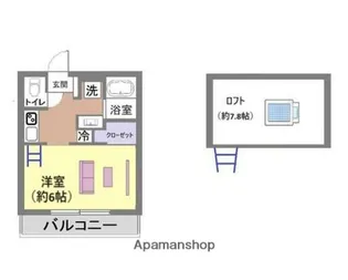 コリネス【2階】の間取り