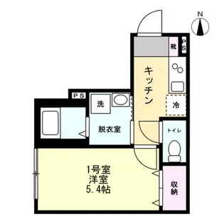 ベイルームアーバン海老名【1階】の間取り