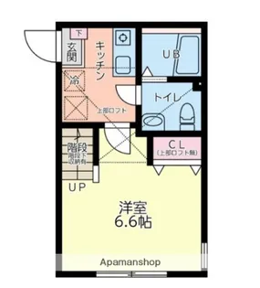 フェリーチェ南林間【1階】の間取り