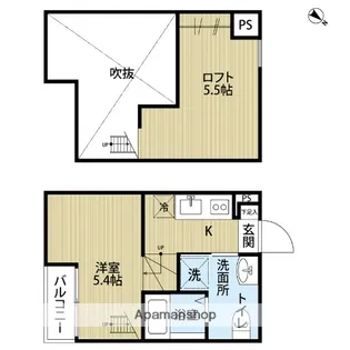 グリーンベルト【1階】の間取り