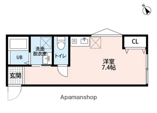 MAISON DE CLAIR【1階】の間取り