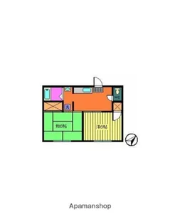 プチハイツ岩瀬【2階】の間取り