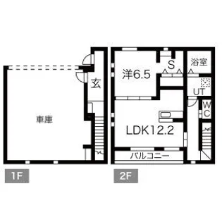 1SLDKの間取り画像