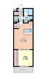 VRD伊勢原【0302号室】の間取り
