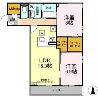 GRAND VERDE【1階】の間取り