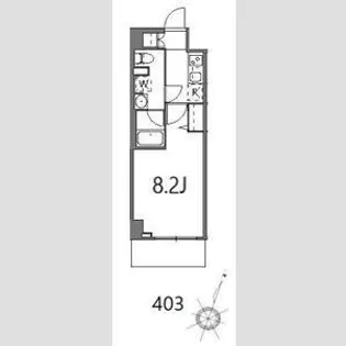 ティーステージジェイアール浜川崎【4階】の間取り