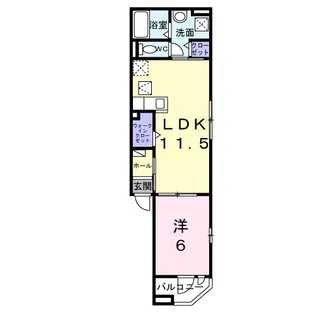 プレールシュメゾン【1階】の間取り