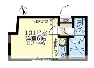 ユナイト港南アンシャンテ【2階】の間取り