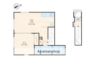 (仮称)上作延1丁目AP【2階】の間取り