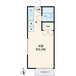 メゾンオリヤマ【2階】の間取り