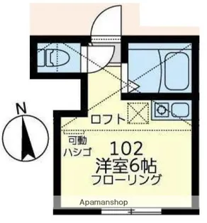 ユナイト別所ベルナールブッフェ【1階】の間取り