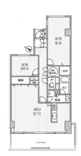 TLRレジデンス磯子駅前【5階】の間取り