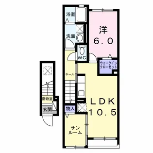 グレースヒル【2階】の間取り