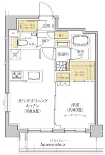 グレーシアフィット横浜【9階】の間取り