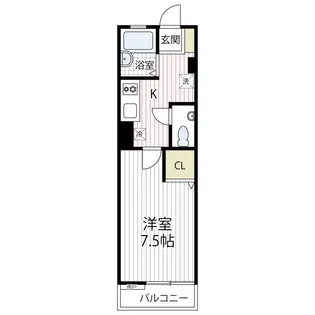 ヴェーラ赤坂【203号室号室】の間取り