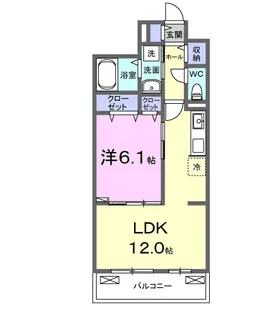 グランツ ヴァルト【2階】の間取り