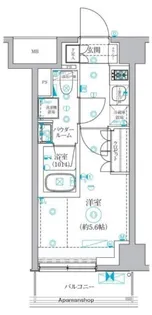 セジョリ横浜WESTⅡ【4階】の間取り