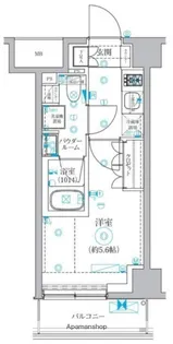 セジョリ横浜WESTⅡ【5階】の間取り