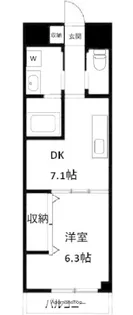 ウィンビュ三ツ沢【1階】の間取り