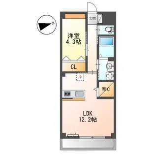 セントラルセブン【3階】の間取り