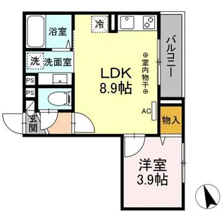 BRIGHTSI【2階】の間取り