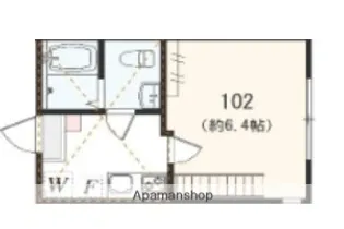 アザーレ・キュリオス中央林間【1階】の間取り