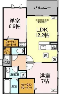 アベニール大倉山【1階】の間取り