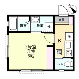 リュクス二俣川【2階】の間取り