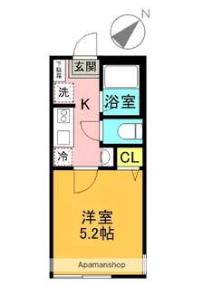 LAGOON EN【1階】の間取り