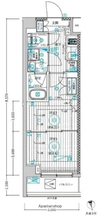 1Kの間取り画像