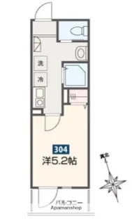 高座渋谷ヒルズ【3階】の間取り
