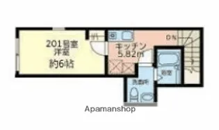 ビショップホーム【2階】の間取り