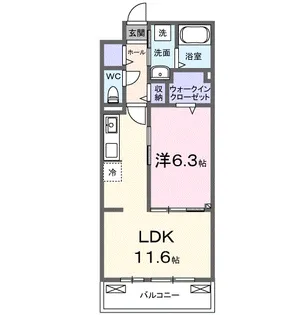 ティ・ワイ レジデンス【3階】の間取り