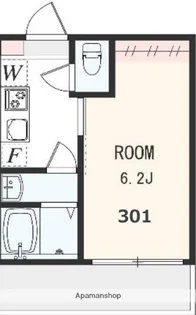 アザーレ・パッシオ中央林間【3階】の間取り