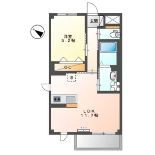 ATB松之内【2階】の間取り