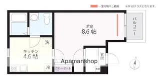 QUIET CRAB HOUSE 横濱希望が丘【2階】の間取り