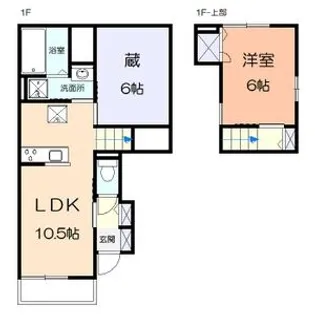 シエル ブリランテ【103号室】の間取り