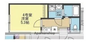 ウェリナ湘南【1階】の間取り