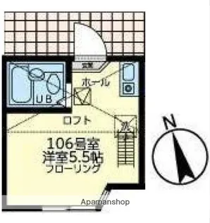 ユナイト南太田ケリースレーター【1階】の間取り