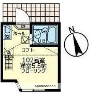 ユナイト南太田ケリースレーター【1階】の間取り