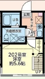 リアンスコートRS【2階】の間取り