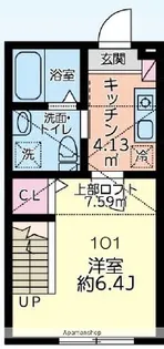 フルリール大和【1階】の間取り