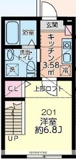 フルリール大和【2階】の間取り