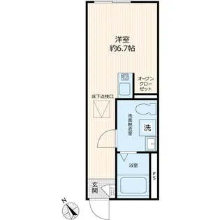 グラン橋本【1階】の間取り