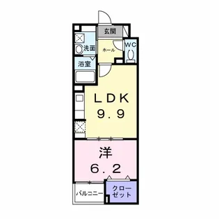 ルリアンラポーズ【2階】の間取り