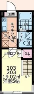 グッドフィールド相模大野【2階】の間取り