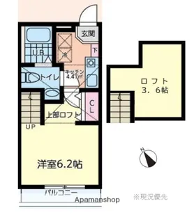 サザンコート相模大野【2階】の間取り
