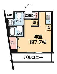 ARCOBALENO KAWASAKI WEST【2階】の間取り