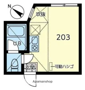 ユナイト根岸アンドレッティー【2階】の間取り