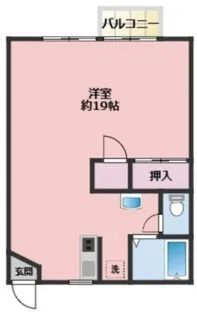 ニューハイム岩戸【2階】の間取り